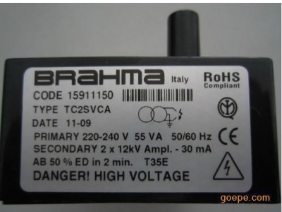 BRAHMA>點火變壓器>雙極>TD2STPAF2*10KV